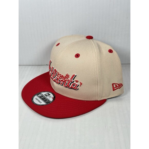 New Era Atlanta Braves Team Art 9FIFTY Hat Cap Adjustable Snapback MLB NWT - Picture 2 of 5